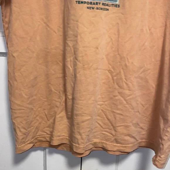 Topman Medium Apricot Graphic Digital Realm Short Sleeve Tee - Picture 7 of 14